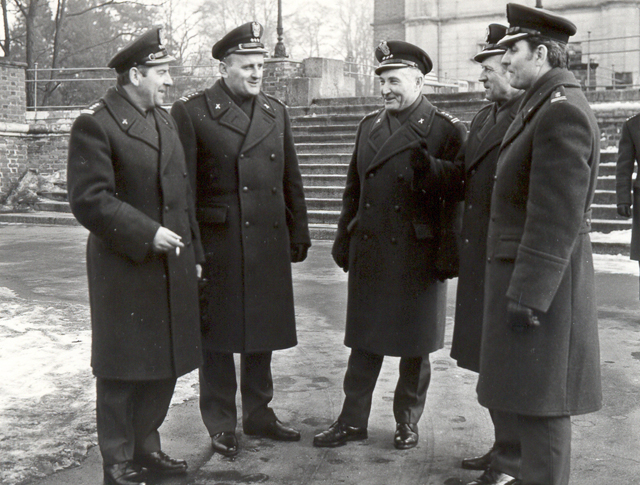 Dowódca 4. BR OP płk Feliks Jachnicki i oficerowie Oddiału WRiA 2 KOP – 1969 rok.