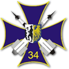 Odznaka pamiątkowa 34. dr OP
