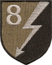 Oznaka rozpoznawcza 8 GbWRE - mundur polowy.