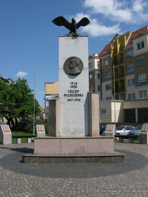 Pomnik marszałka Józefa Piłsudskiego.