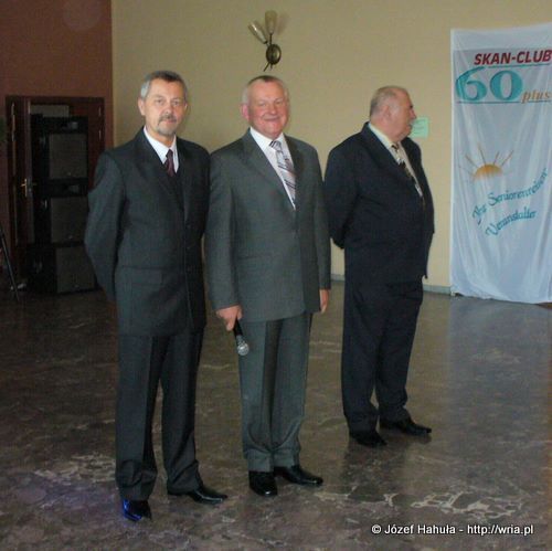 Organizatorzy spotkania: ppłk rez. Grzegorz Walczak, ppłk rez. Stefan Dymański i mjr rez. Władysław Woźniak
