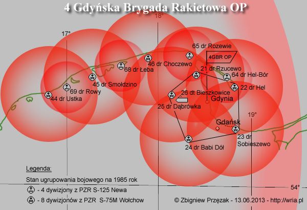 Ugrupowanie strefowo-obiektowe 4. GBR OP Gdynia.