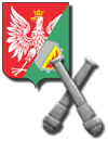 Herb Wołomina i odznaka korpusu WRiA