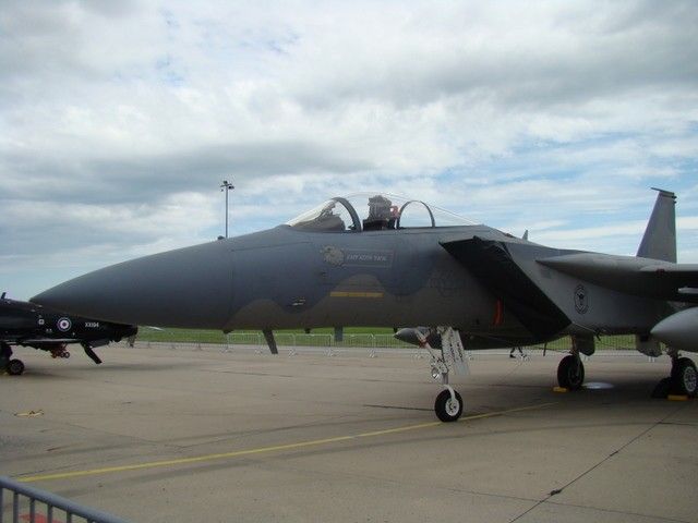 Amerykański samolot myśliwski F-15.