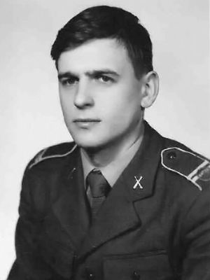 Pchor. Sławomir Kargul na II roku studiów w WSO WOPL – październik 1983 rok.