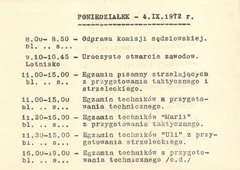 Zawody rakietowo-strzeleckie 2 KOP - 1972 r.